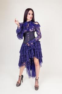 Ophelie skirt purple lace  | Color :Purple (1)