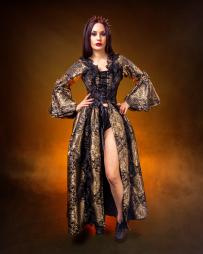 Renaissance dress gold king  | Color :gold (1)