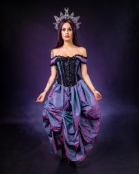 Ballgown dress lilac taffeta  | Color :lilac (0)