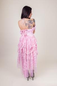 Ophelie skirt pink lace | Color :Pink (1)