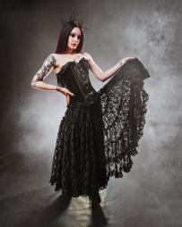 Rara skirt black lace  | Color :Black (2)
