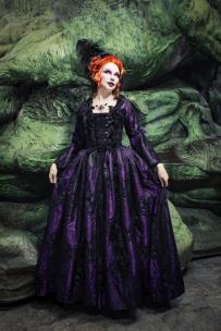 Renaissance dress in purple king brocade | Color :Purple (0)