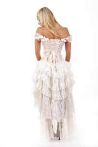 Ophelie dress in baby pink king brocade  | Color :Baby PINK (1)