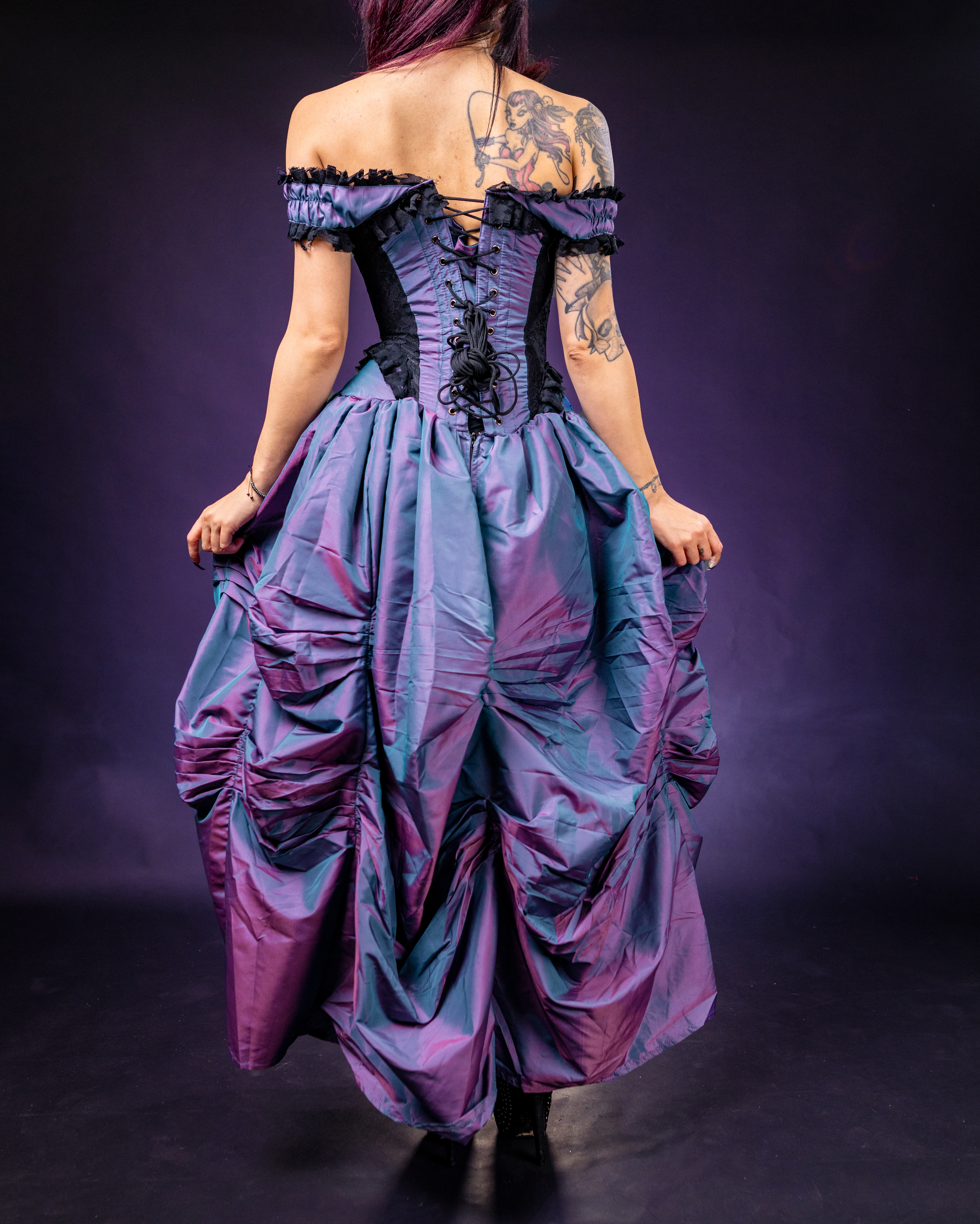 Ballgown dress lilac taffeta  | thumbnail | 
